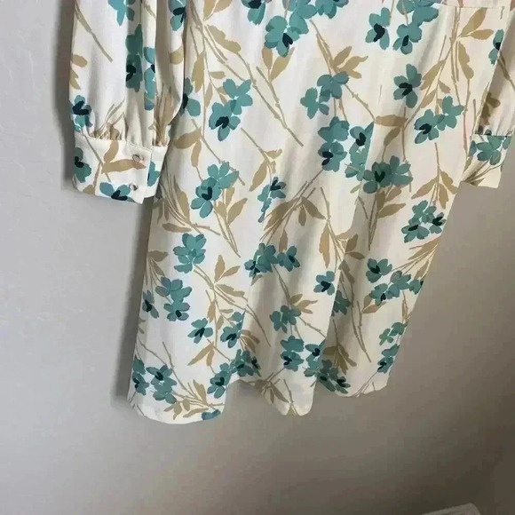 H&M Floral Long Sleeve Dress Size Medium - Picture 4 of 14